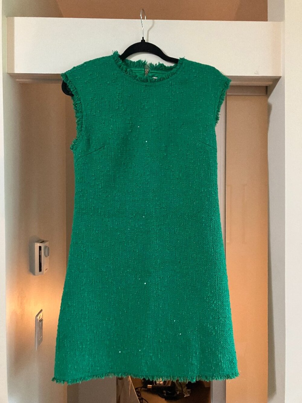 Kate Spade green shift dress size 4